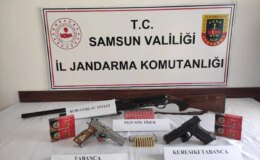 Samsun’da Ruhsatsız Silah ve Mermi Operasyonu: 3 Gözaltı